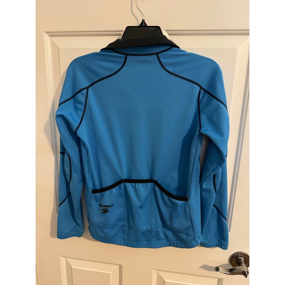 Sugoi Women's Performance Cycling Racing Full Zip Jacket Jersey Blue S - Picture 7 of 9